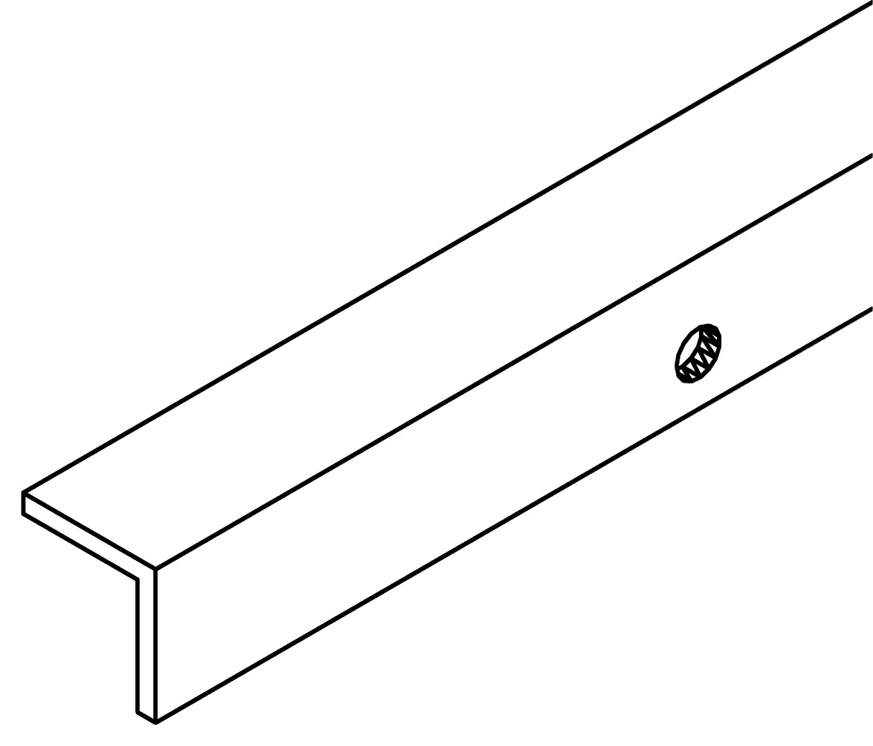 Fundamenttürstütze, 6027, L1860, black, Pantone-42, Farbe: Schwarz