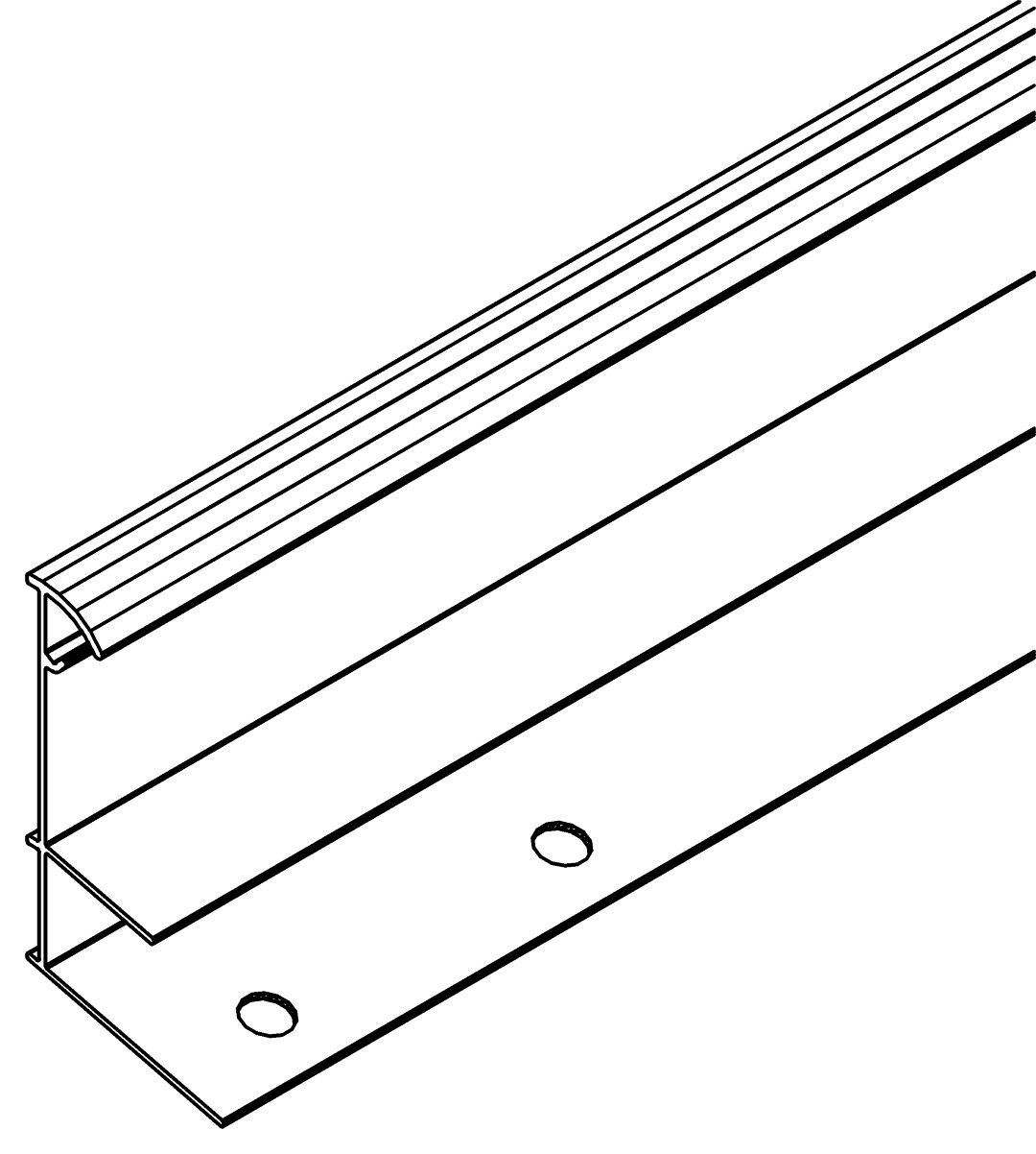 Firstprofil 4, 4251, L2484, , Farbe: Blank
