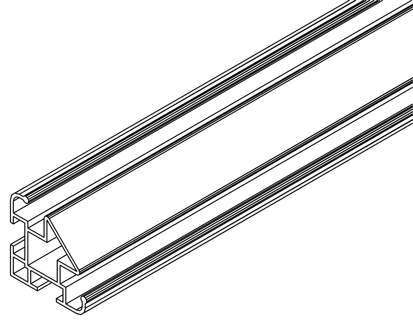 Eckprofil, innen, 2500, L1507, , Farbe: Blank
