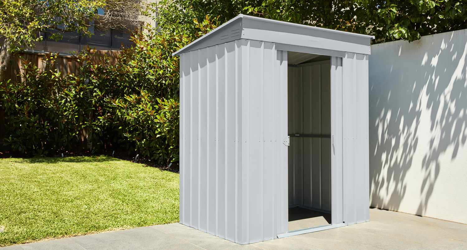 Pultdach Skillion Pultdach Skillion, Farbe: Silber Metallic