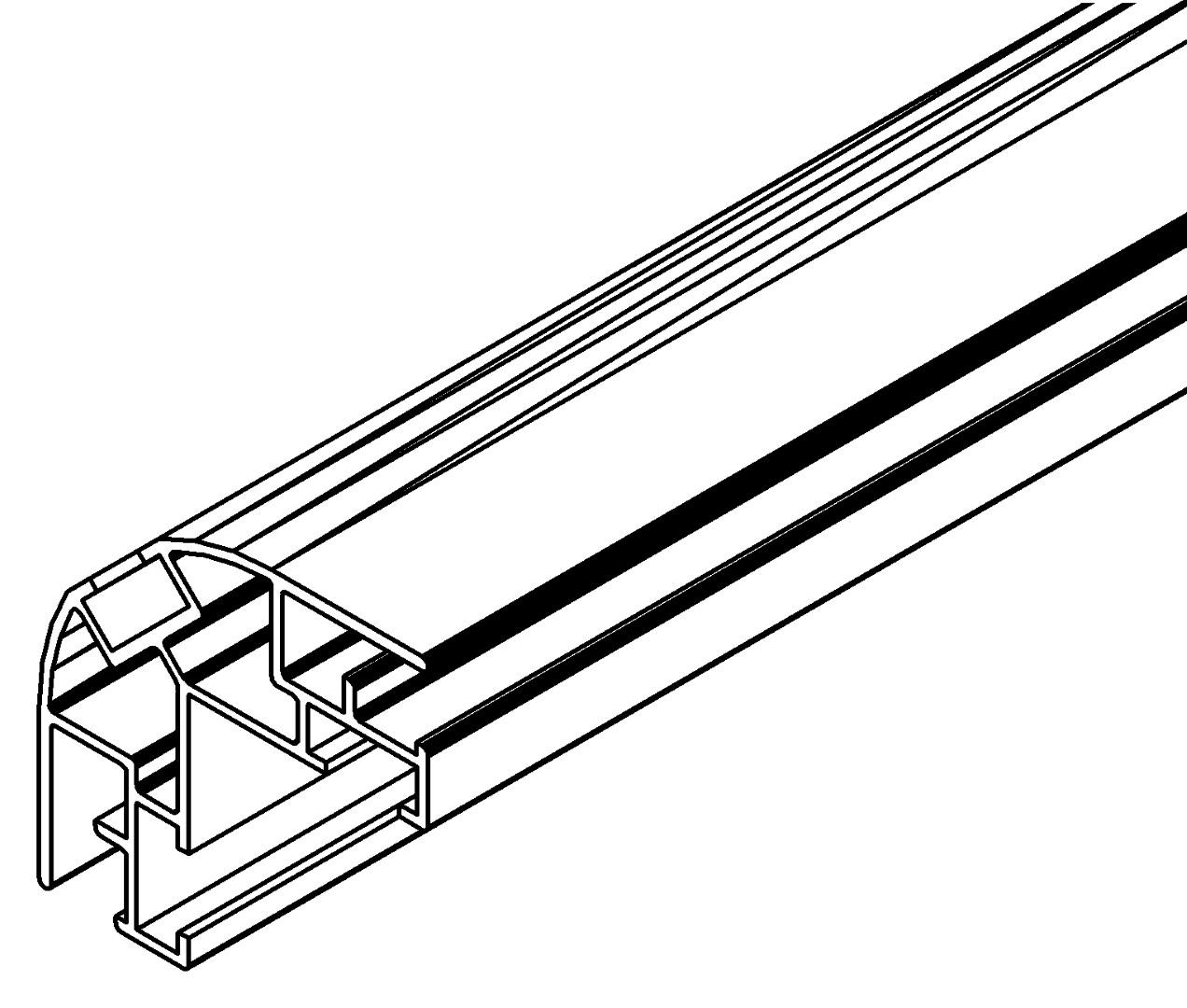 Eckprofil, 2230, L1227, dark grey, Pantone-431C, Farbe: Anthrazit