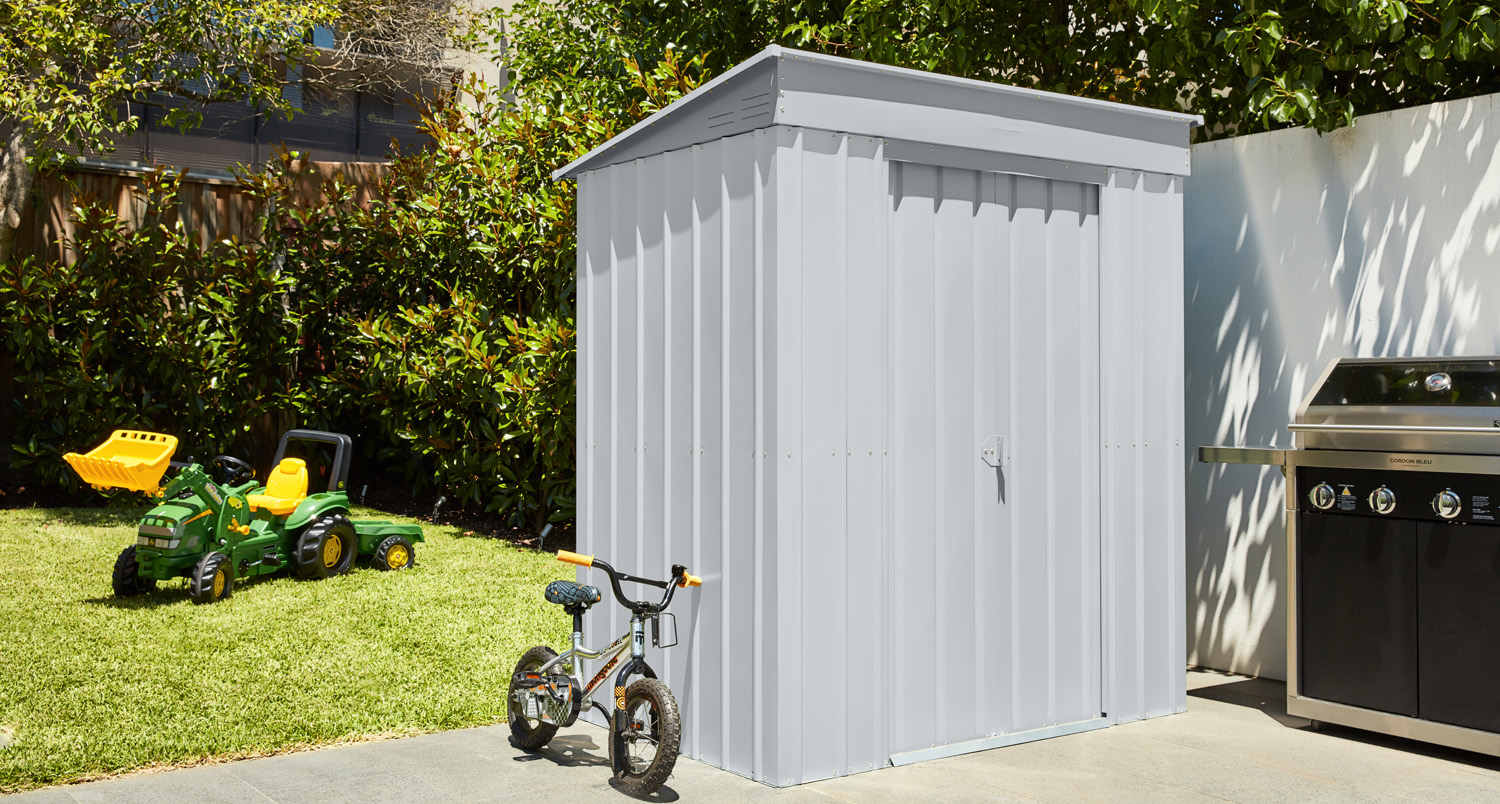 Pultdach Skillion Pultdach Skillion, Farbe: Silber Metallic