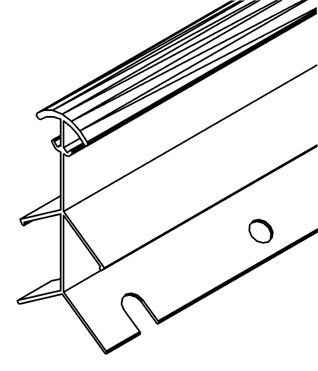 Firstprofil 2, 2225, L1246, dark grey, Pantone-431, Farbe: Anthrazit