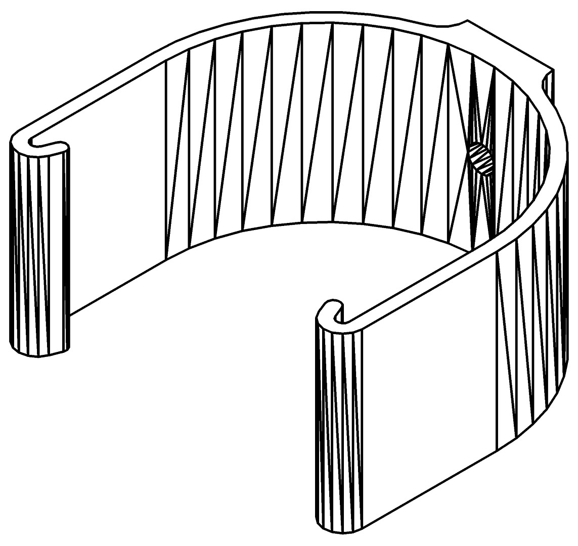 Fallrohrklammer, 1403, L20, white, RAL 9003, Farbe: Weiß pulverbeschichtet