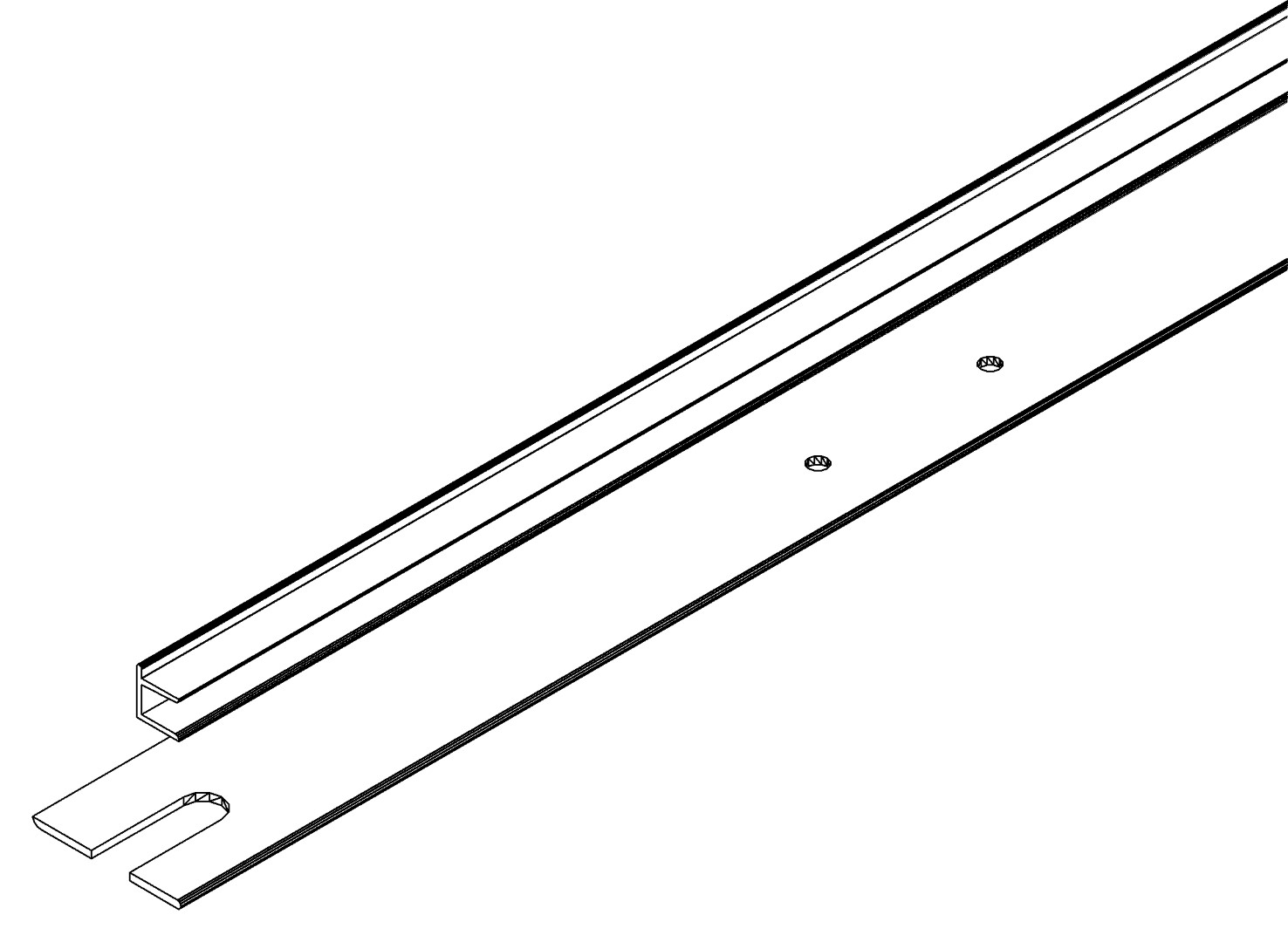 Dachfensterschwelle, 1396, L624, green, Pantone-56, Farbe: Smaragd pulverbeschichtet