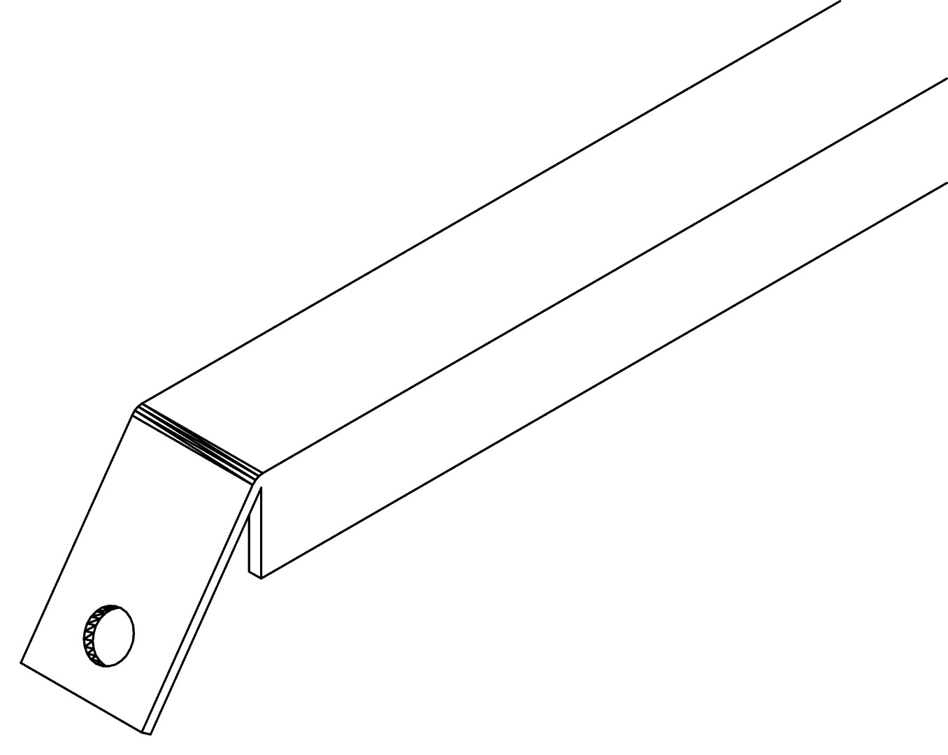 Mittelunterstützung, 1596, L533,5, black, Pantone-, Farbe: Schwarz