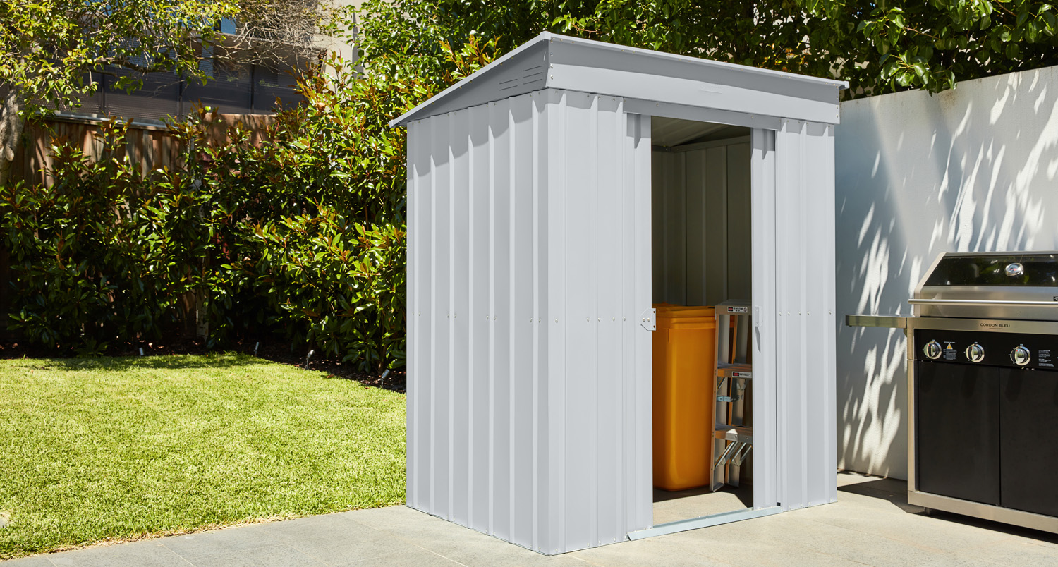 Pultdach Skillion Pultdach Skillion, Farbe: Silber Metallic