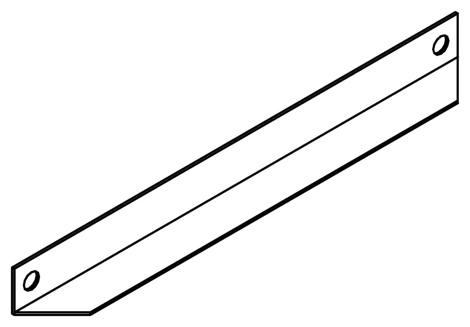 Türstütze, 1377, L210, , Farbe: Blank