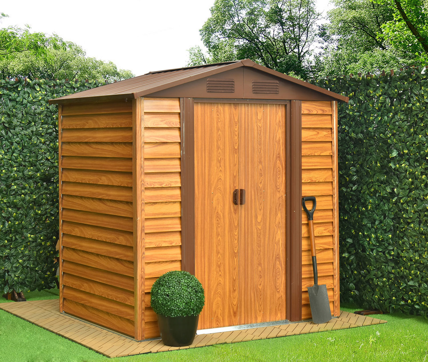 Frankfurt II 65, Farbe: Holzoptik Klassik/Nuss