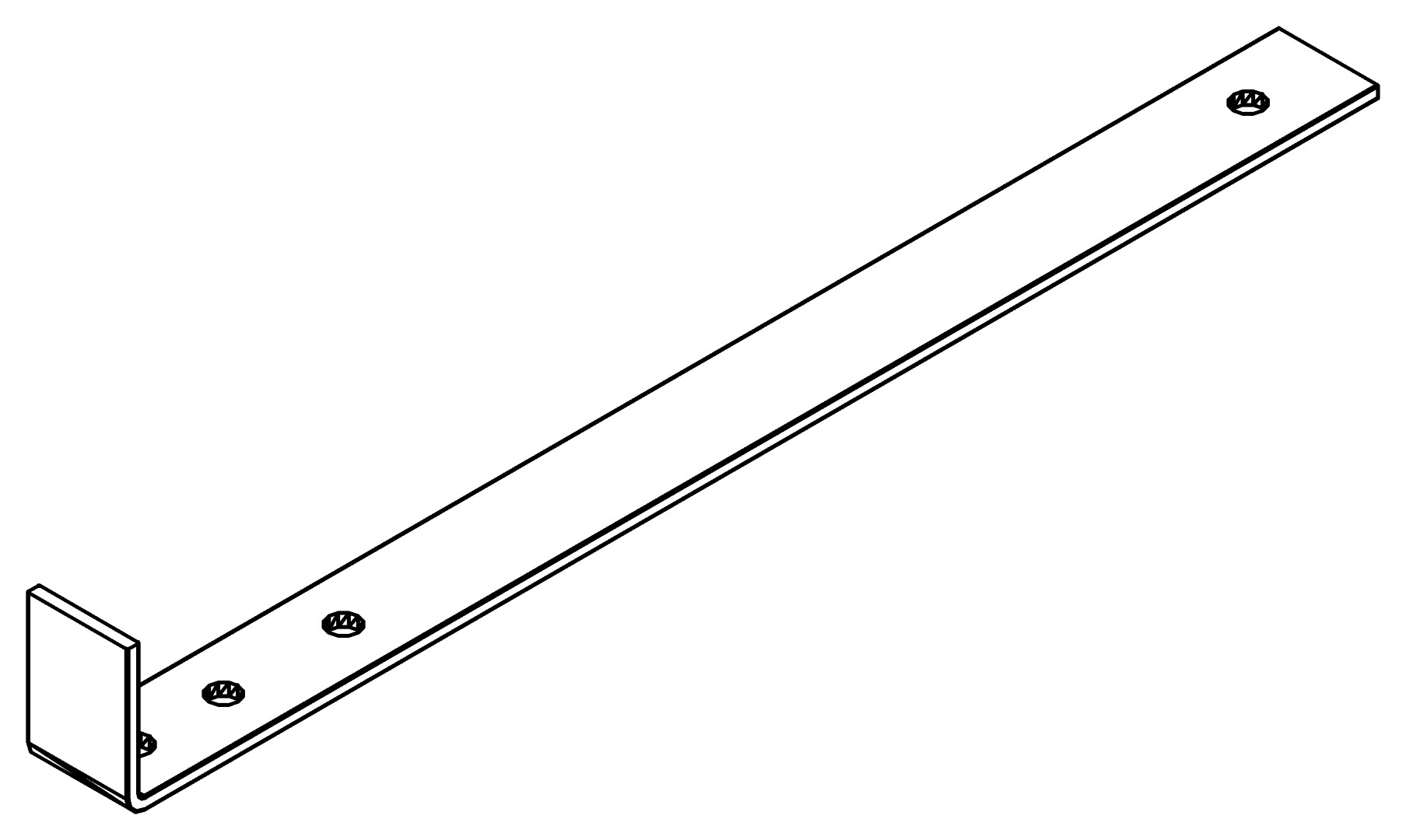 Versteifungswinkel, 4206, L345,5, black, Pantone-4, Farbe: Schwarz