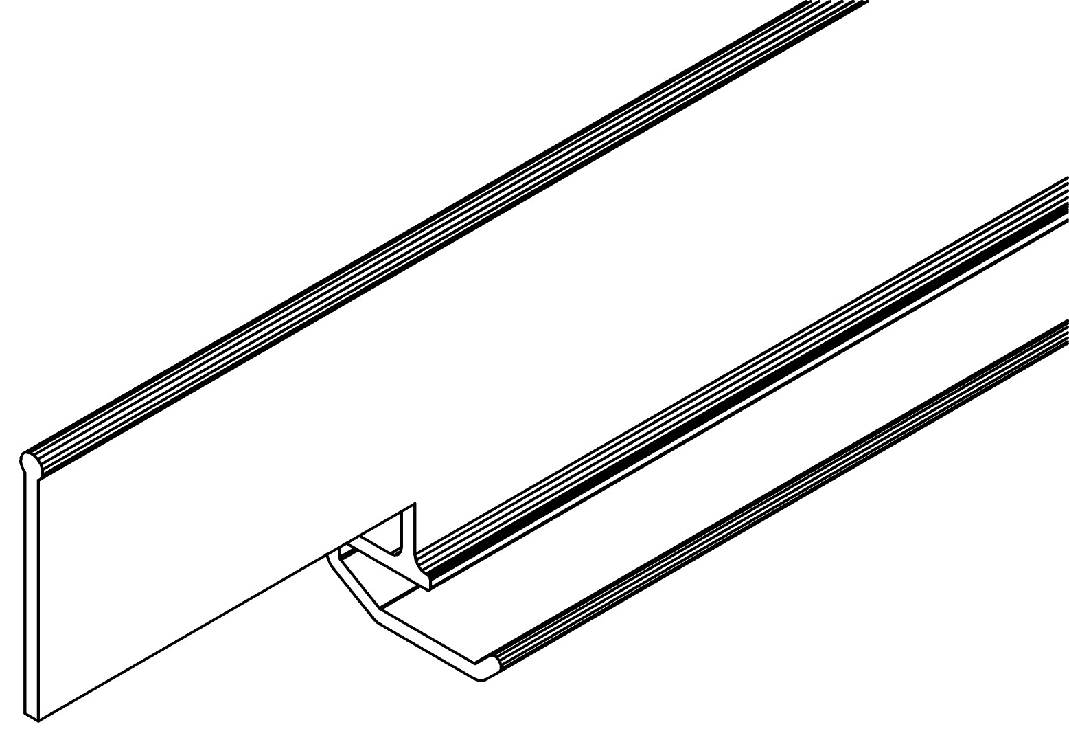Abstandhalter, rechts, 7485, L687, , Farbe: Blank