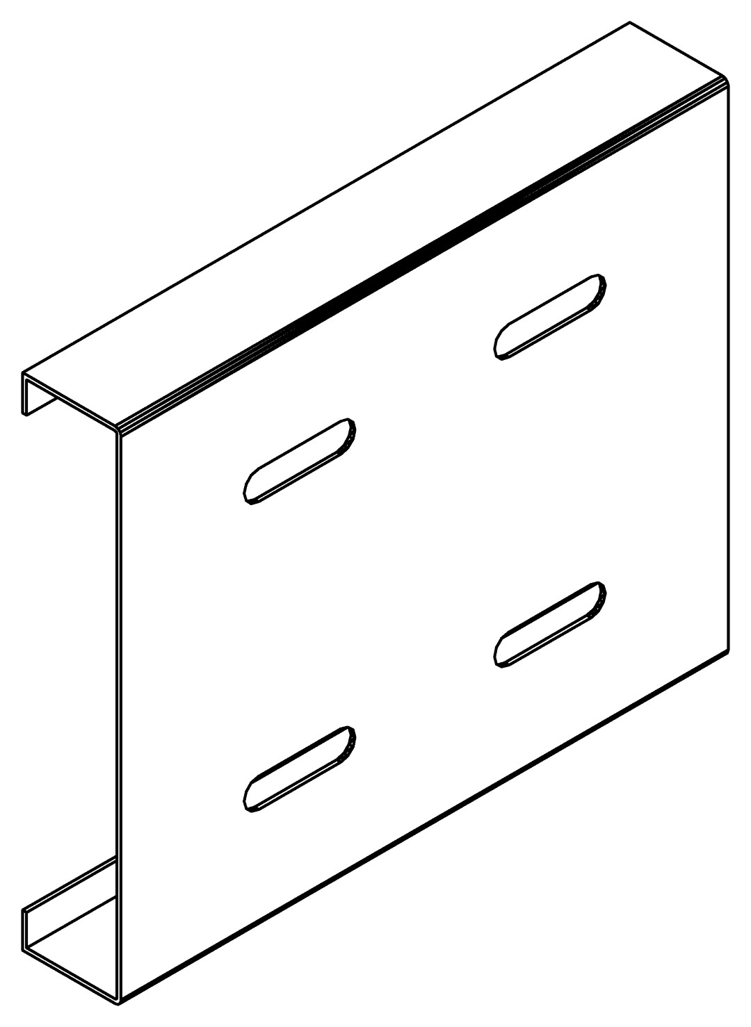 Schenkelverbinder, 9003, L148, black, Pantone-426C, Farbe: Schwarz