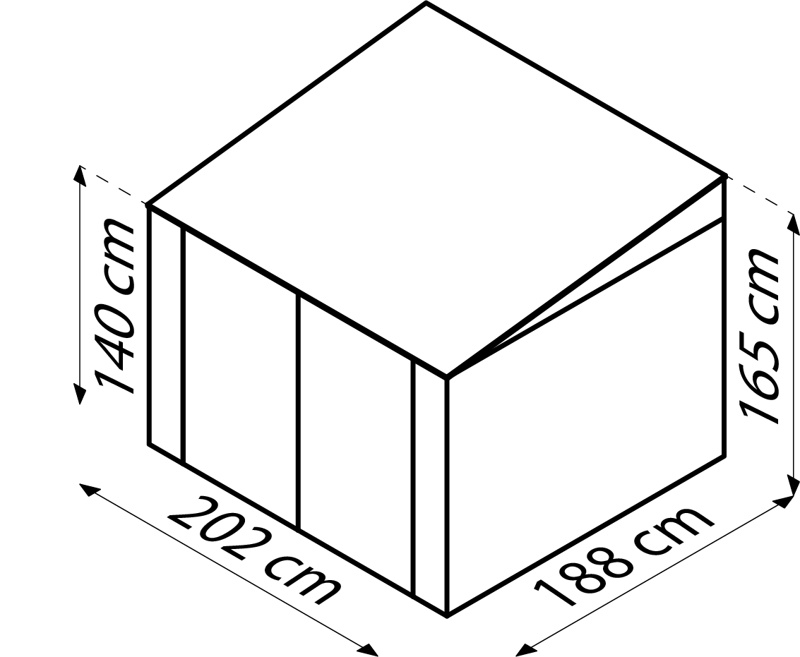 Fahrrad-Oase Family 66, Farbe: Anthrazit