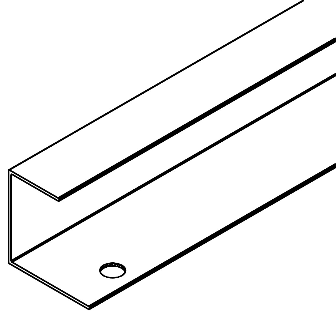 Dachabschluss, 4275, L2484, , Farbe: Blank