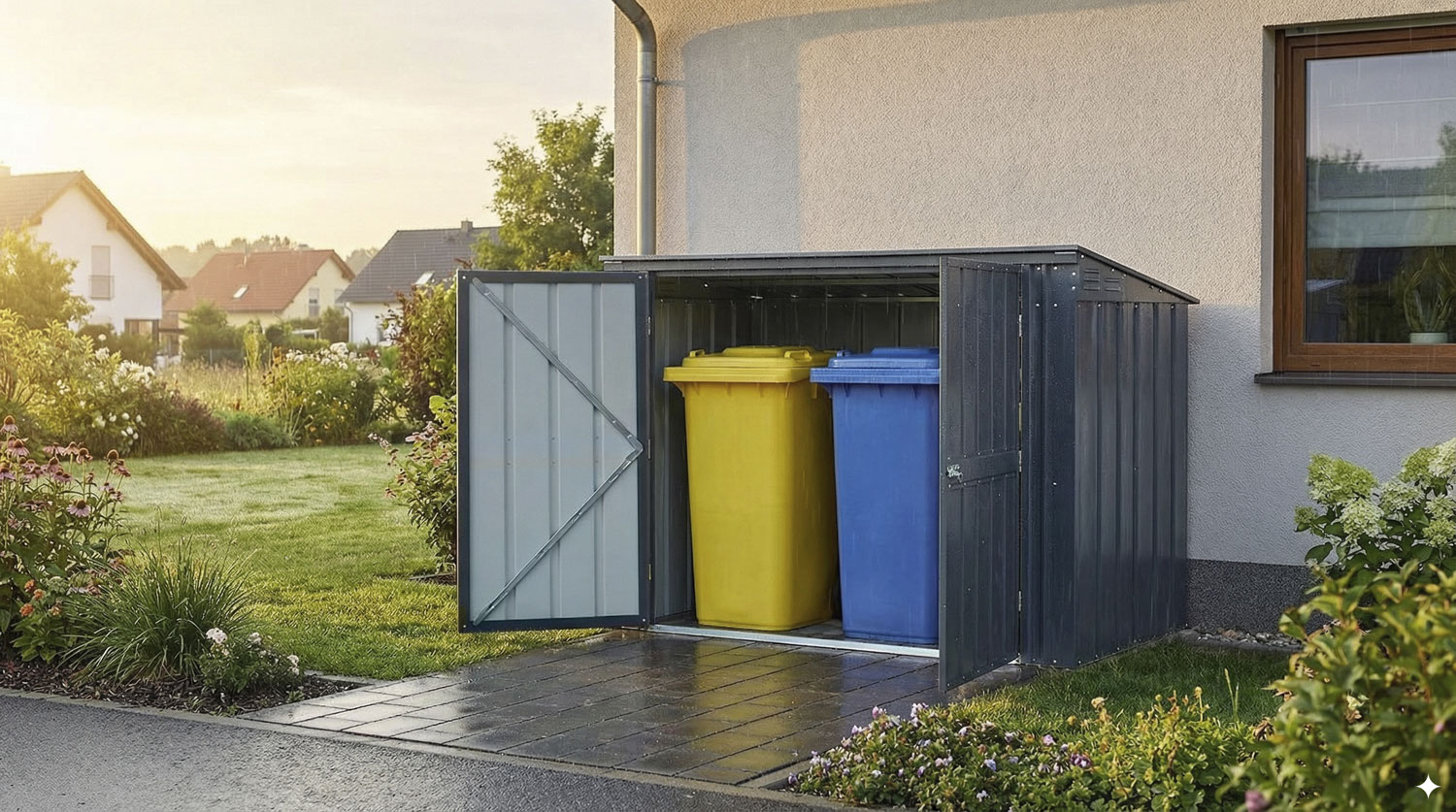 Tonnen-Depot Easy  53, Farbe: Anthrazit