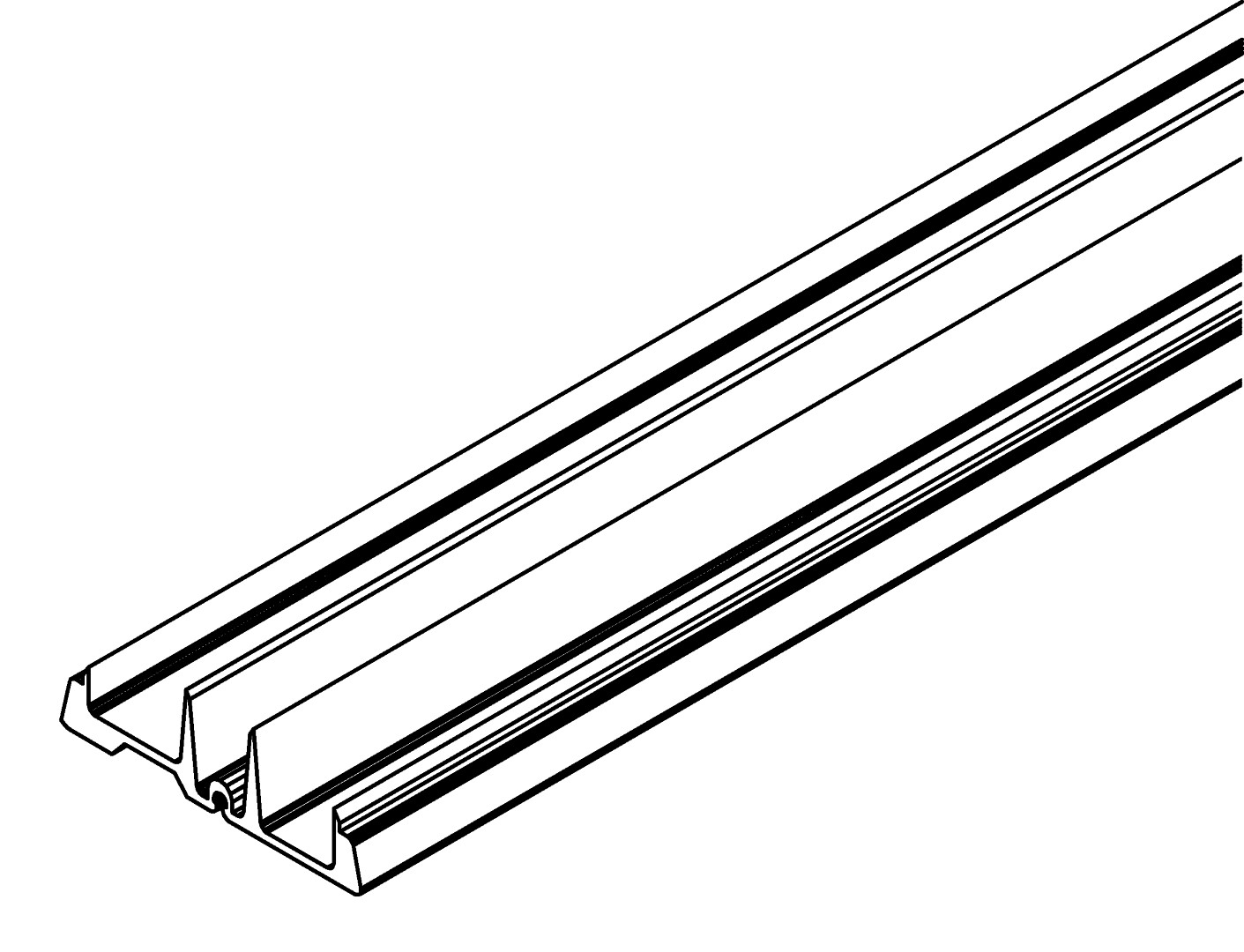 Wand / Bodendichtung, 7396, L6000, clear, Farbe: undefiniert