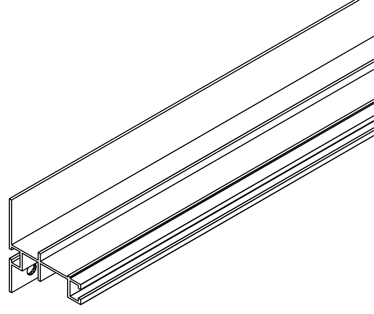 Horizontalstrebe, F/R, 7134, L2459, , Farbe: Blank