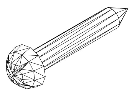 Türriegel schrauben, 7087, L5 x 30, , Farbe: Blank