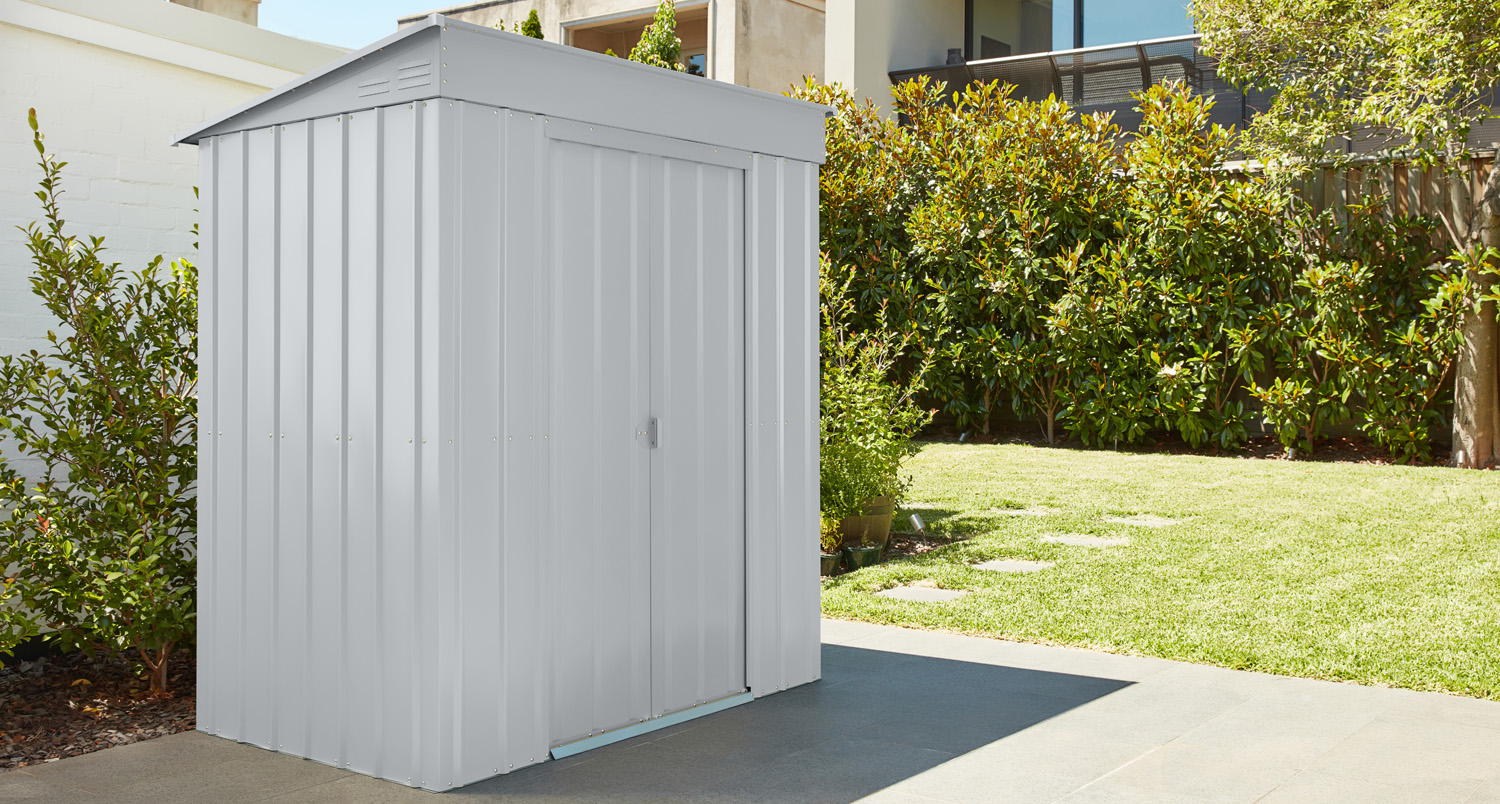 Pultdach Skillion Pultdach Skillion, Farbe: Silber Metallic