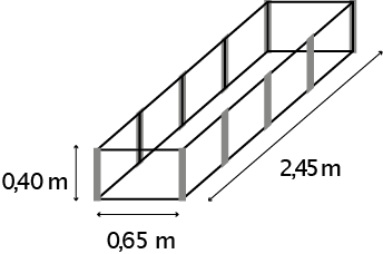 Hochbeet Linus IN-OUT L, Farbe: Granit/Alu