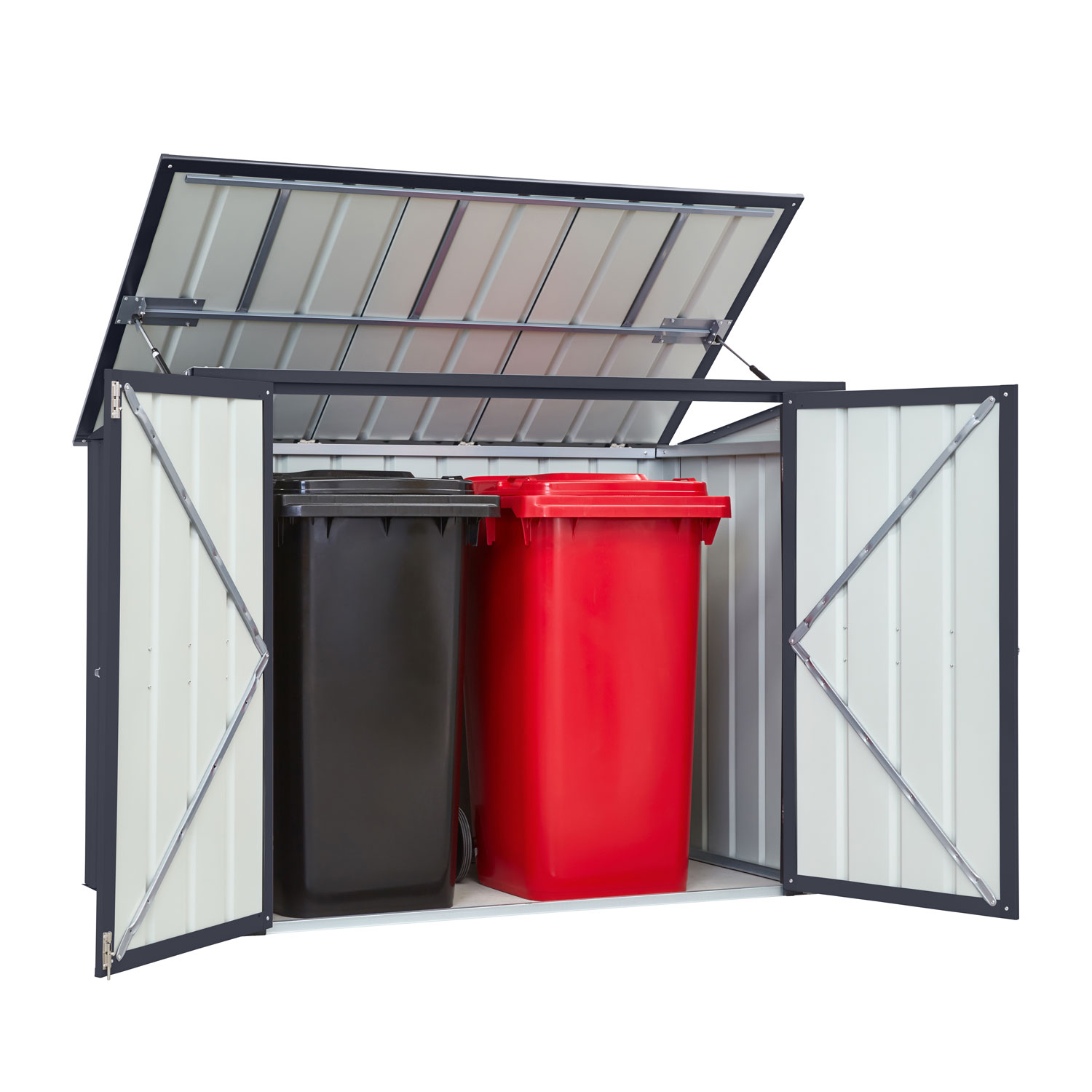 Tonnen-Depot Easy  53, Farbe: Anthrazit