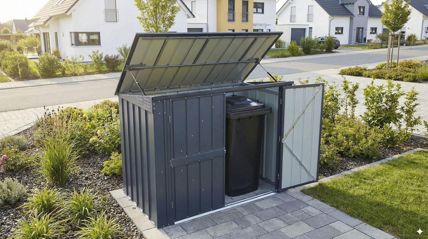 Tonnen-Depot Easy  53, Farbe: Anthrazit