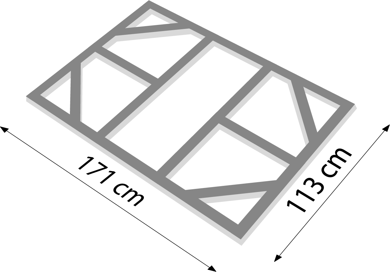 Fundamentbodenrahmen Globel 64