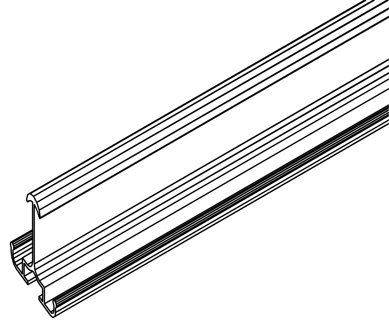 Zwischenprofil, 4274, L468, , Farbe: Blank