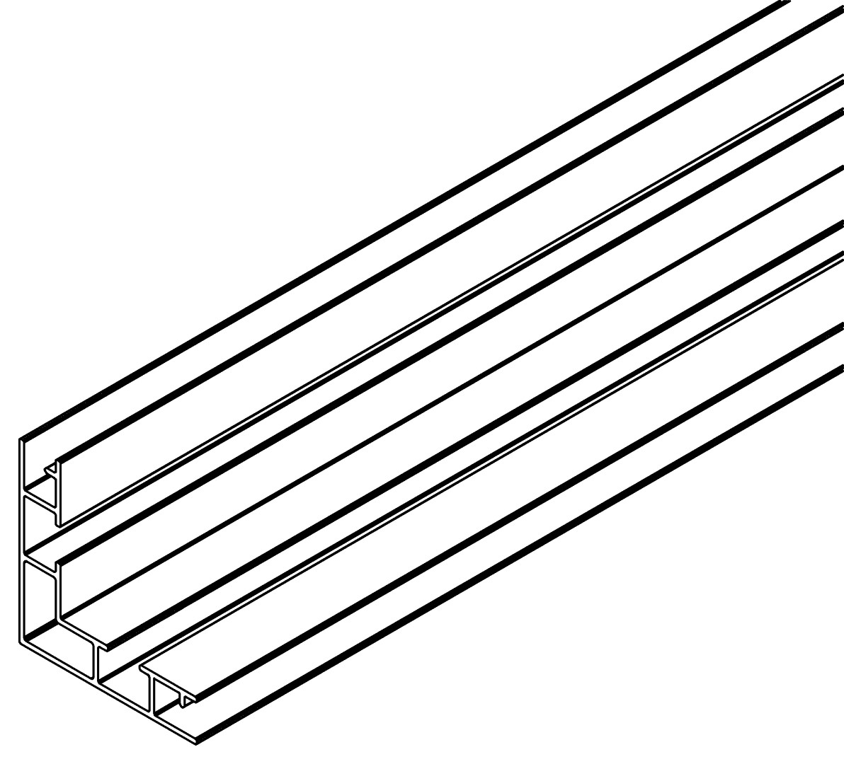 Eckprofil vorne L/R, 3506, L1413,5, , Farbe: Blank