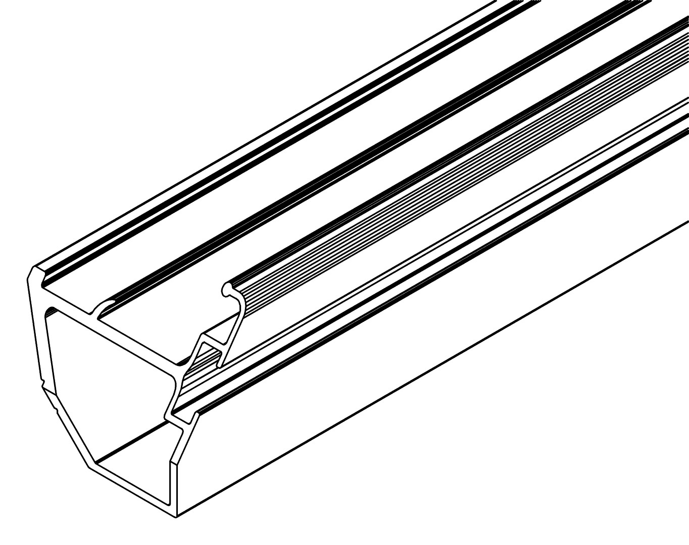 Türpfosten- R, 2079, L1962, black, Pantone-426C, Farbe: Schwarz
