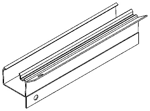Traufe, 1075, L1480, , Farbe: Blank