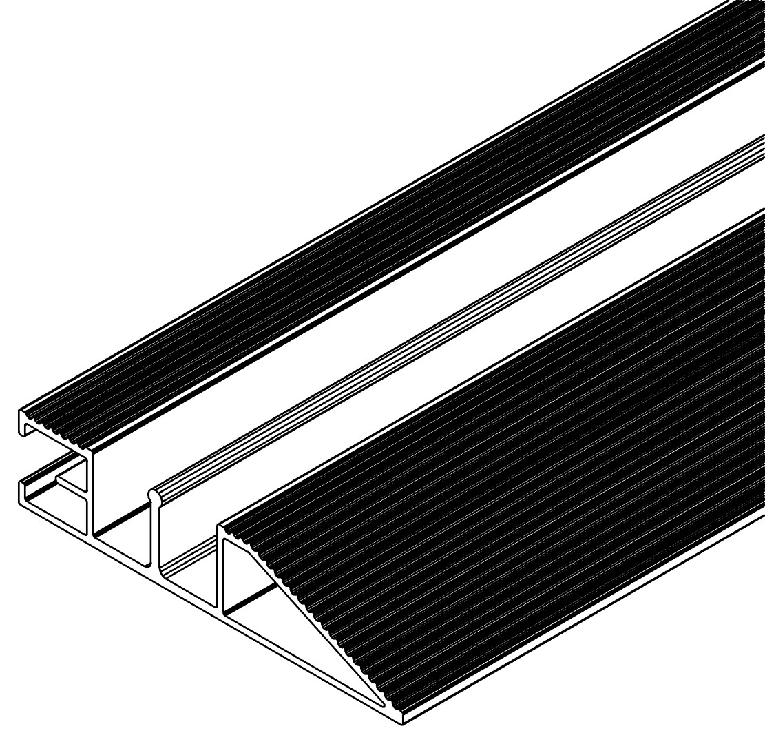 Bodenprofil, Vorne, 2070, L2544, , Farbe: Blank