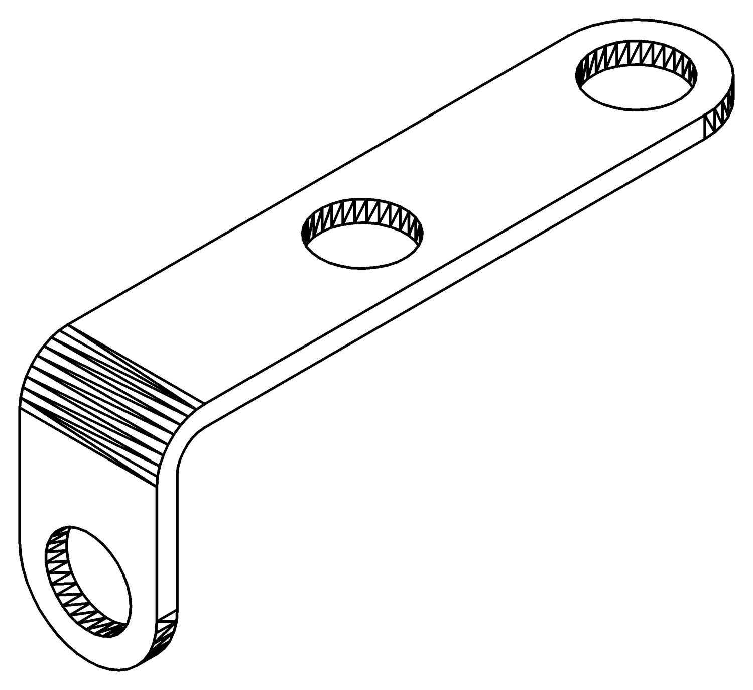 Scharnierbefestigung oben, 3548, L45, , Farbe: Blank
