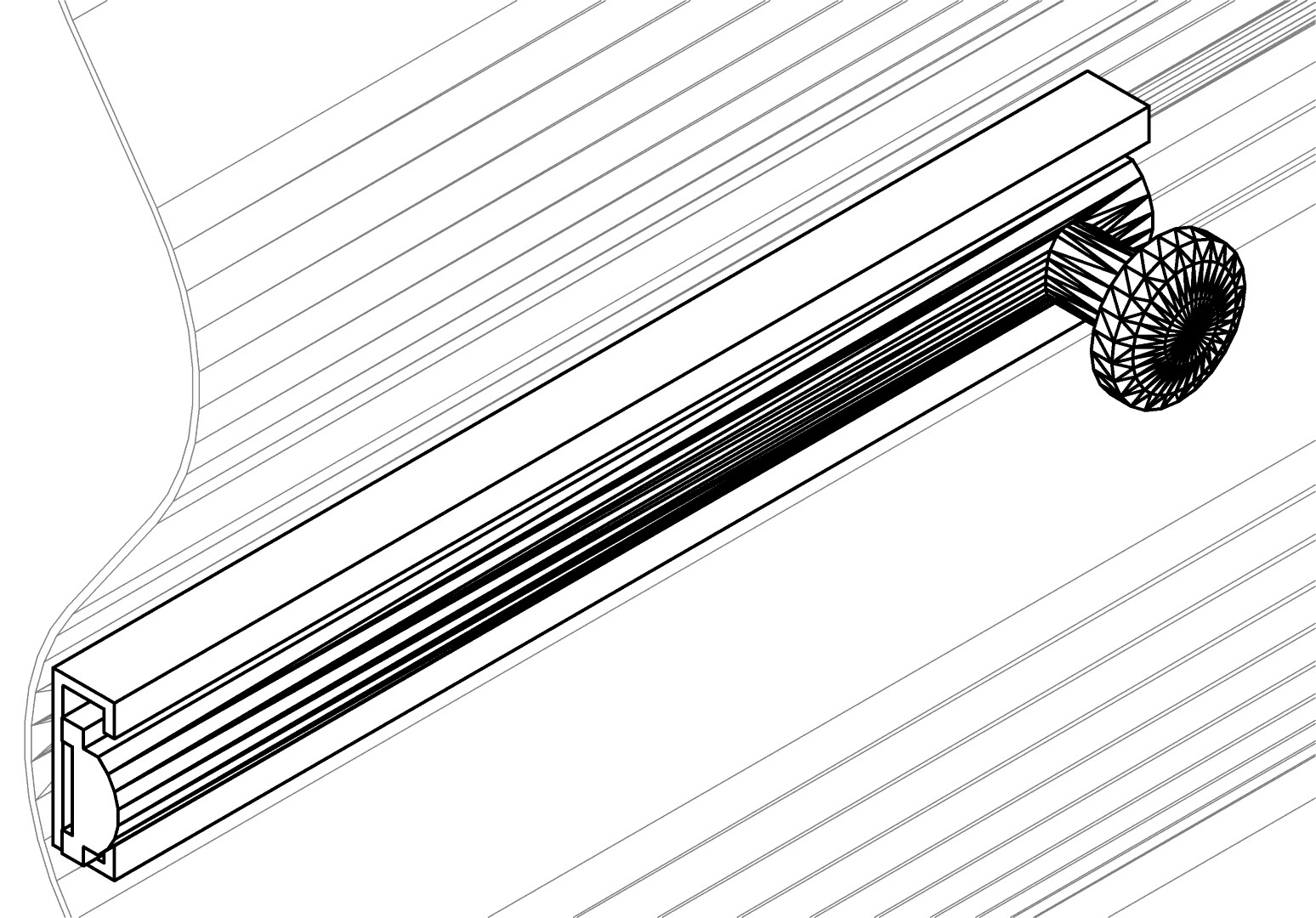 Türriegel, 3333, L102, , Farbe: Blank