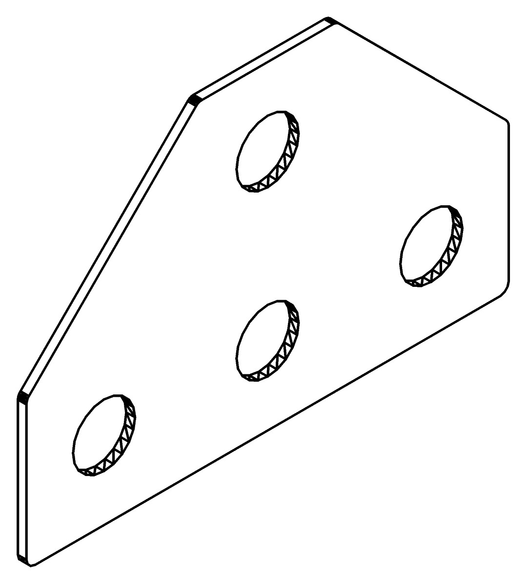 Knotenblech, 2093, L1, dark grey, Pantone-431C, Farbe: Anthrazit