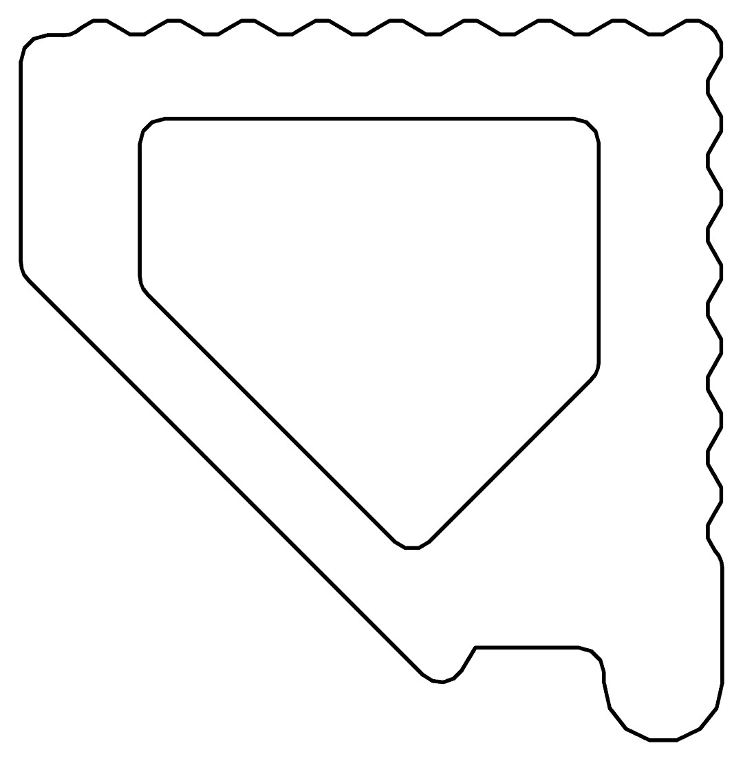 2.8m Profildichtung, 7420, L2800, black, Farbe: Blank