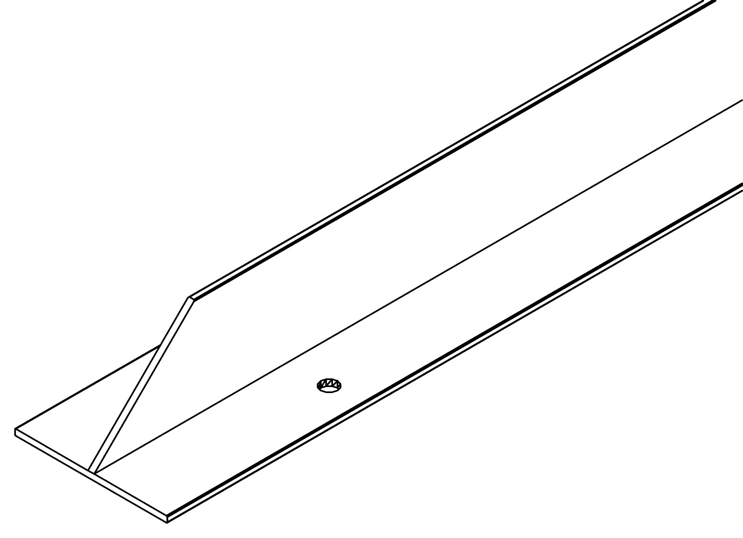 Zwischenprofil 858, 3273, L858, , Farbe: Blank