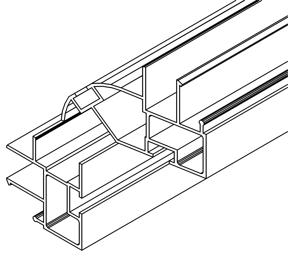 Eckprofil, 7437, L2283, black, Pantone-426C, Farbe: Schwarz