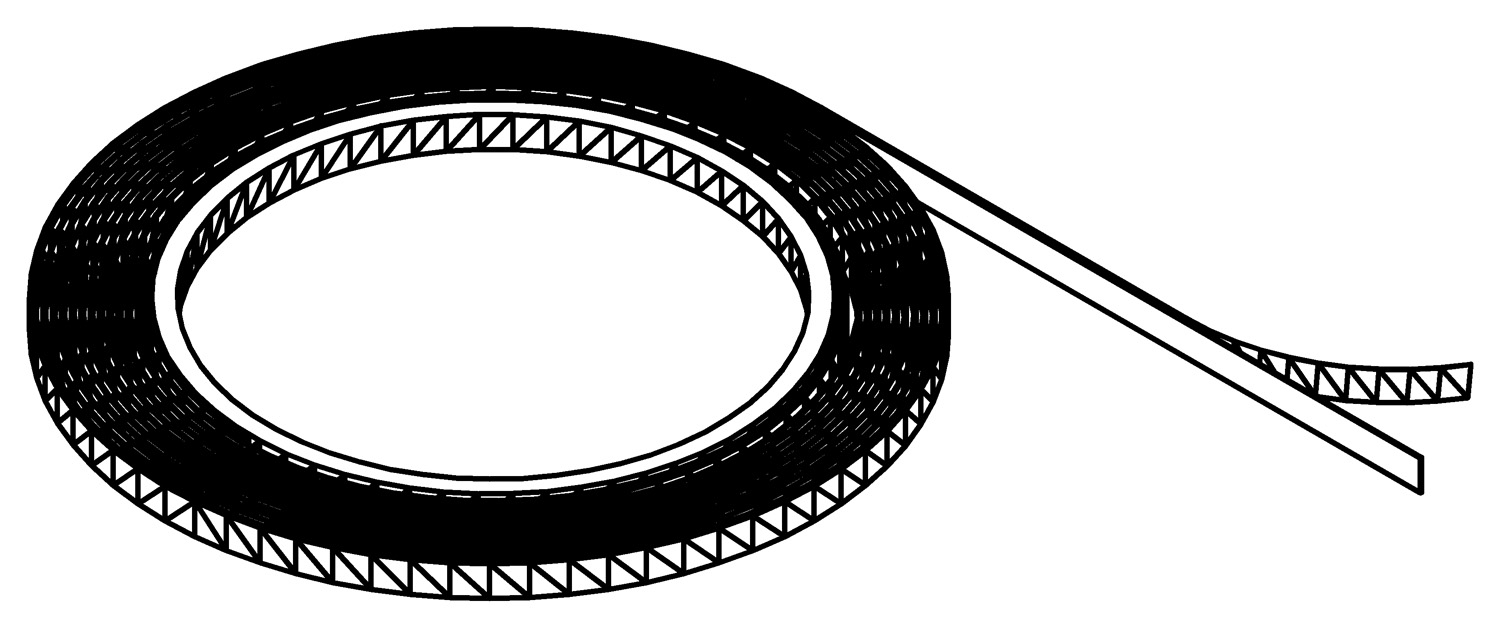 Dichtband 55m, 7497, L55000, clear, Farbe: undefiniert