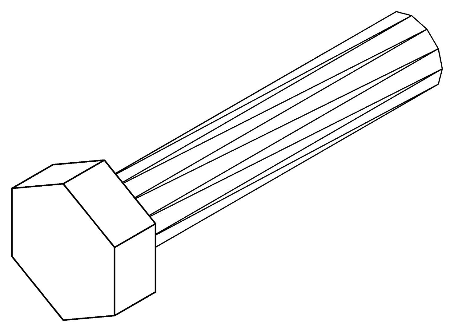 Schraube M6x30, 7390, L10, , Farbe: Blank