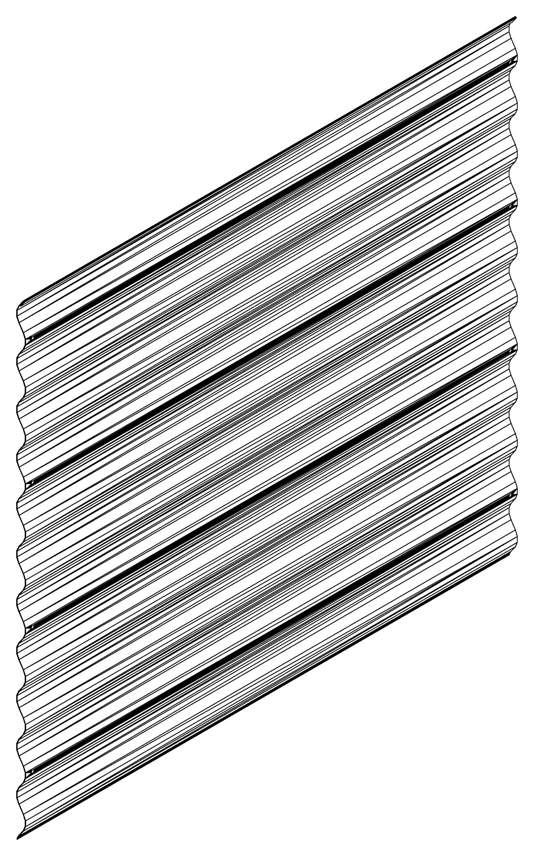 Seitenpaneel 858, 3282, L900, cottage green (RAL60, Farbe: Seegras