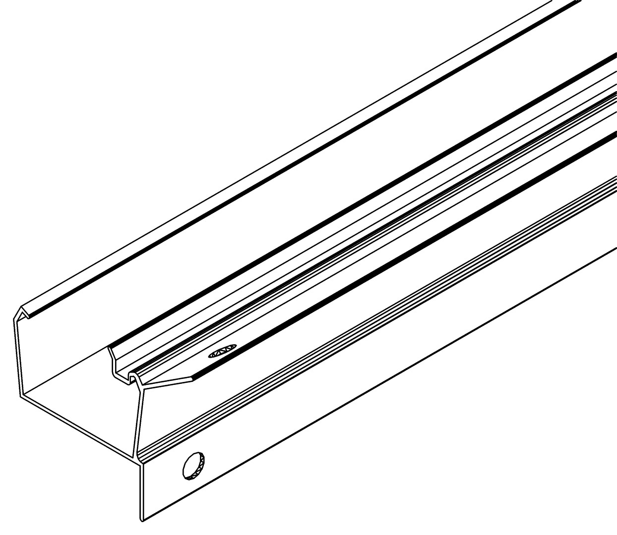 Traufe, 1156, L1864, , Farbe: Blank