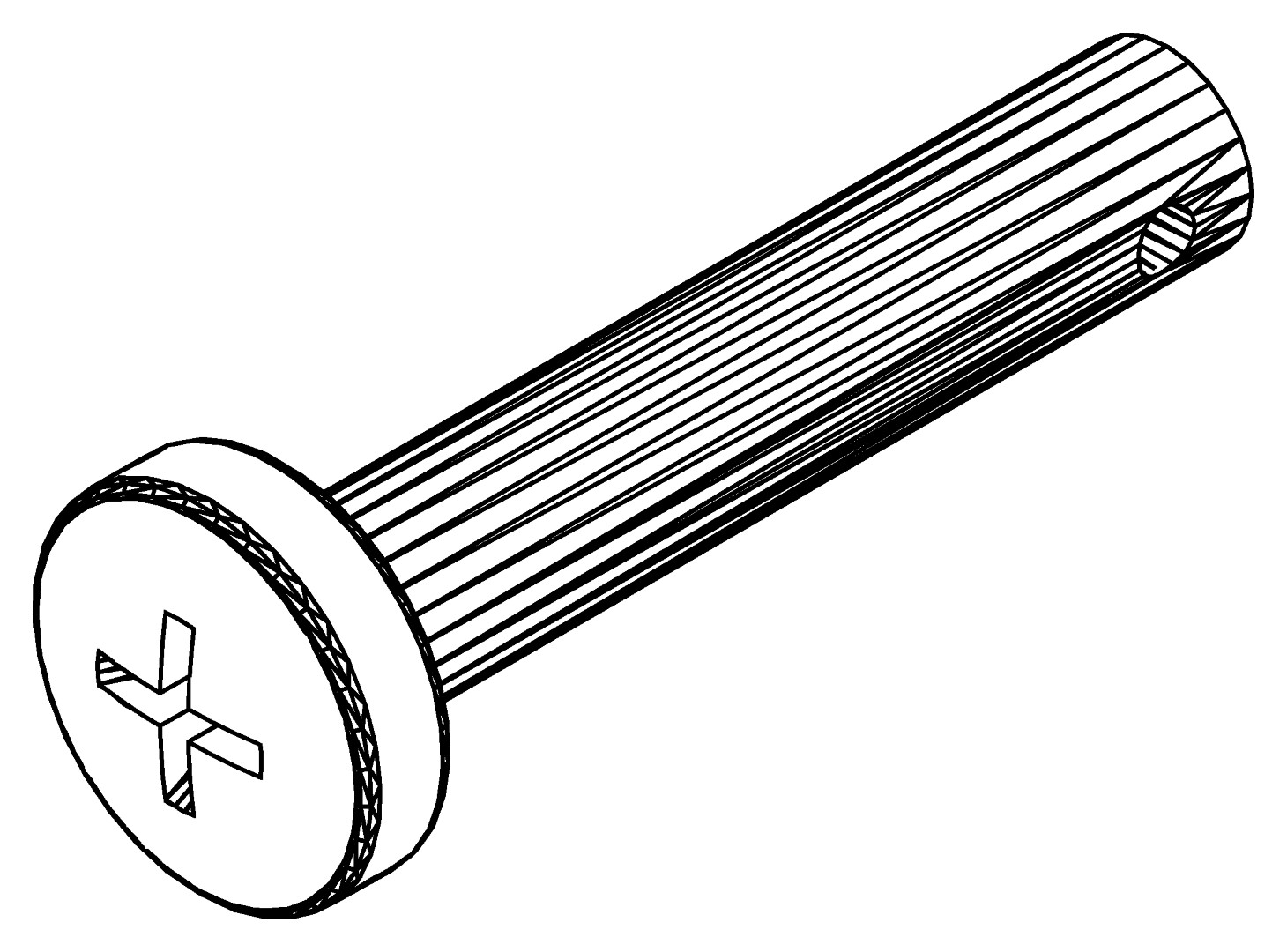 Schraube M6 x 31, 7393, LM6x31, , Farbe: Blank