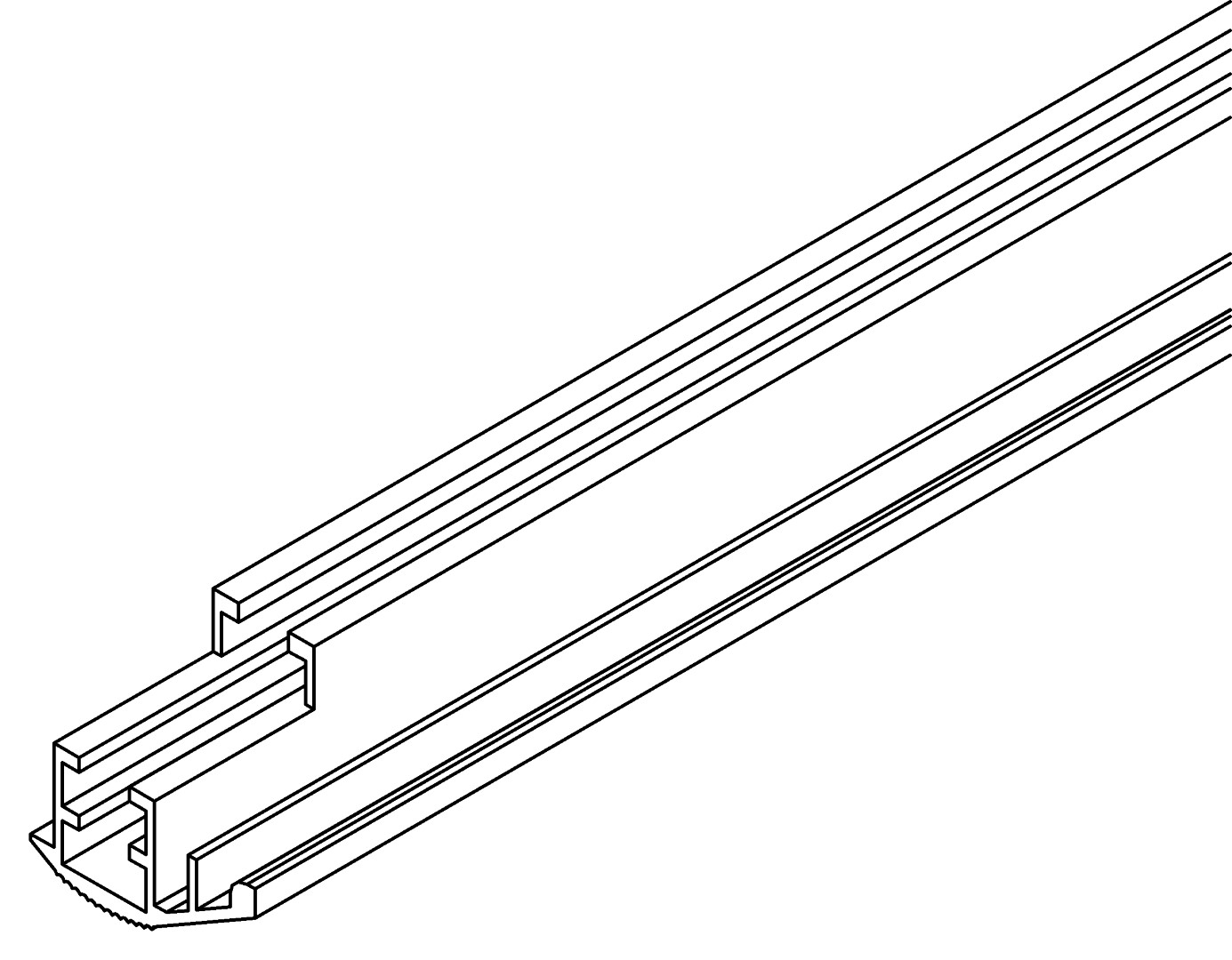 Kappe Türzarge, 7030, L1793, black, Pantone-426C, Farbe: Schwarz