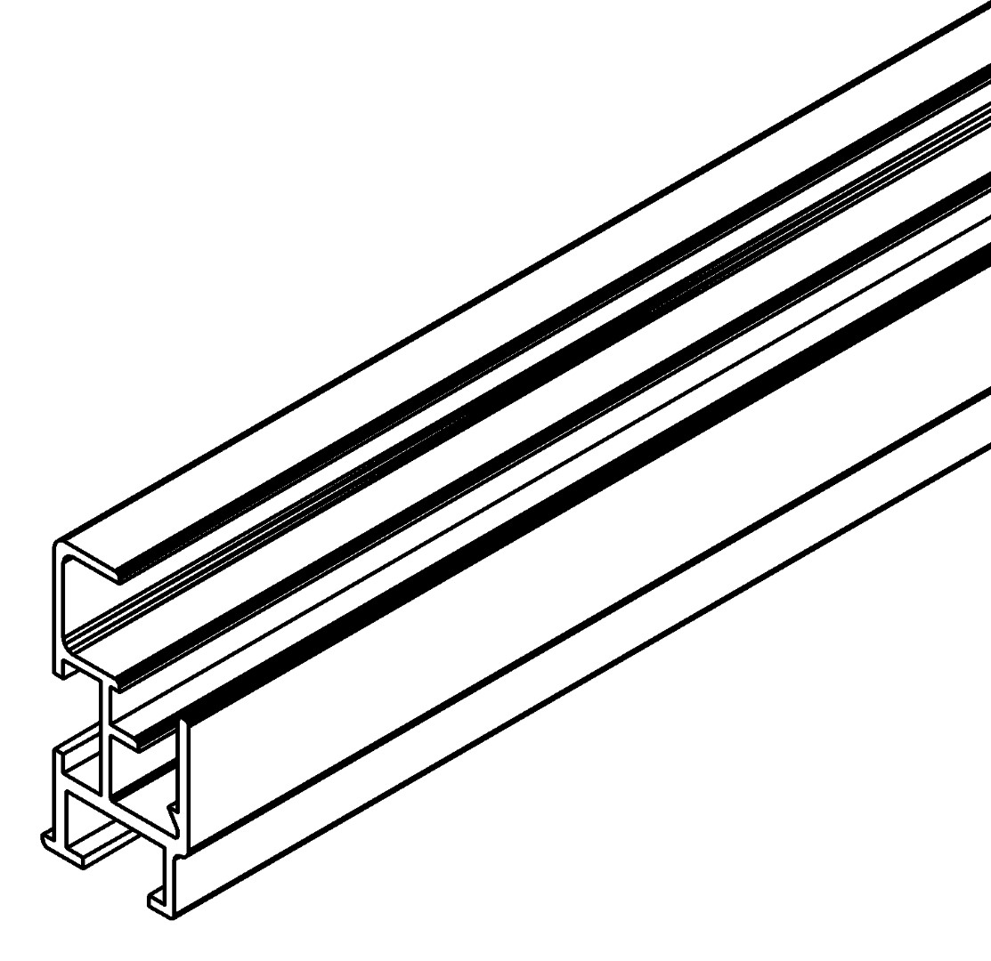 Türprofil, u. Schwingtür, 2256, L584, dark grey, P, Farbe: Anthrazit