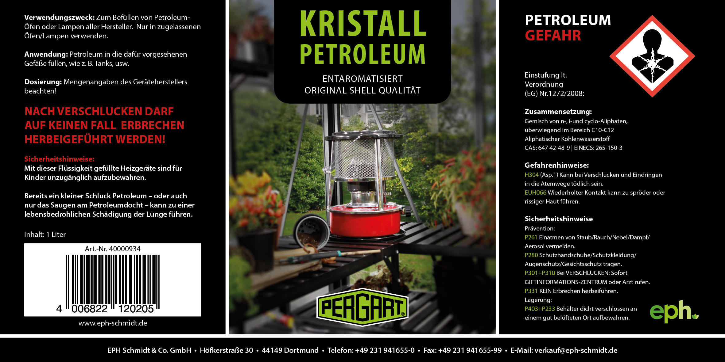 Petroleumheizung B-Ware S, Farbe: Schwarz