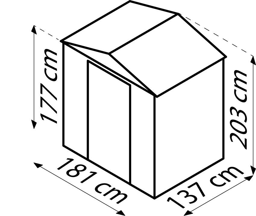 Frankfurt II 65, Farbe: Holzoptik Klassik/Nuss
