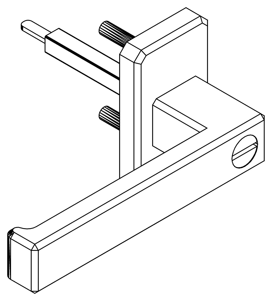 Türgriff, außen, mit Schlüssel, 2011, L137,55, bla, Farbe: Schwarz