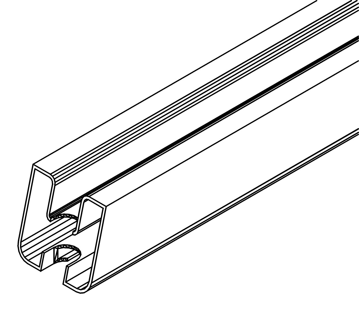 Verstärkungsprofil, 4269, L2565, , Farbe: Blank