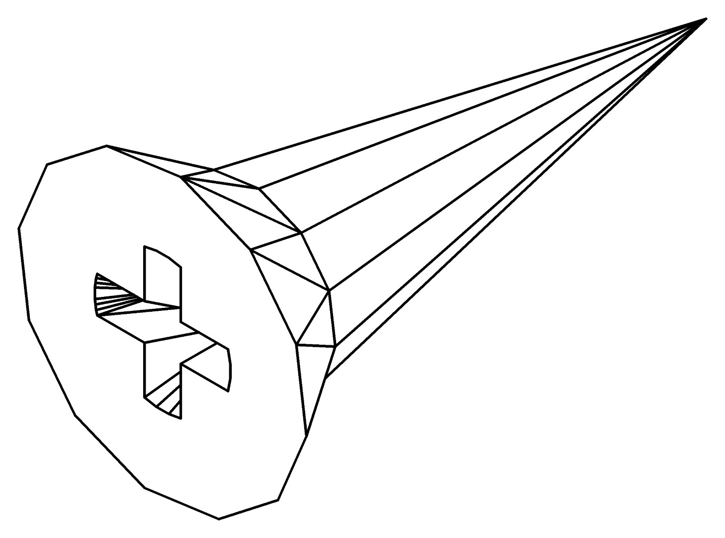VA Schraube 3.9 x 13 - senkkopf, 7082, L3.9 x 13, , Farbe: Blank